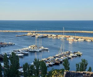 Marina and Black Sea in Constanța