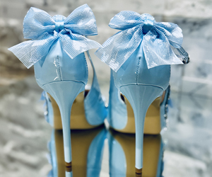 Celestia Blue Butterfly Heels - View 4