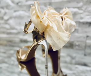 Golden Bloom Couture Sandals - View 3