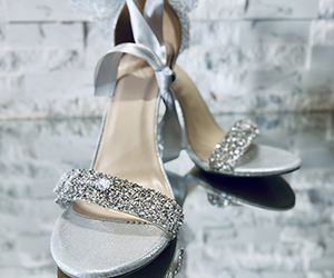 Silver Butterfly Dreams Couture Heels - View 7