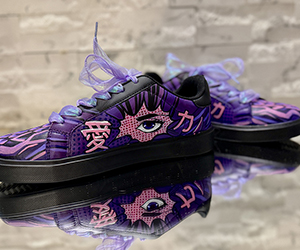 Violet Dream Anime Couture Sneakers - View 2