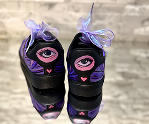Violet Dream Anime Couture Sneakers - View 5