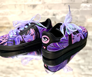 Violet Dream Anime Couture Sneakers - View 8